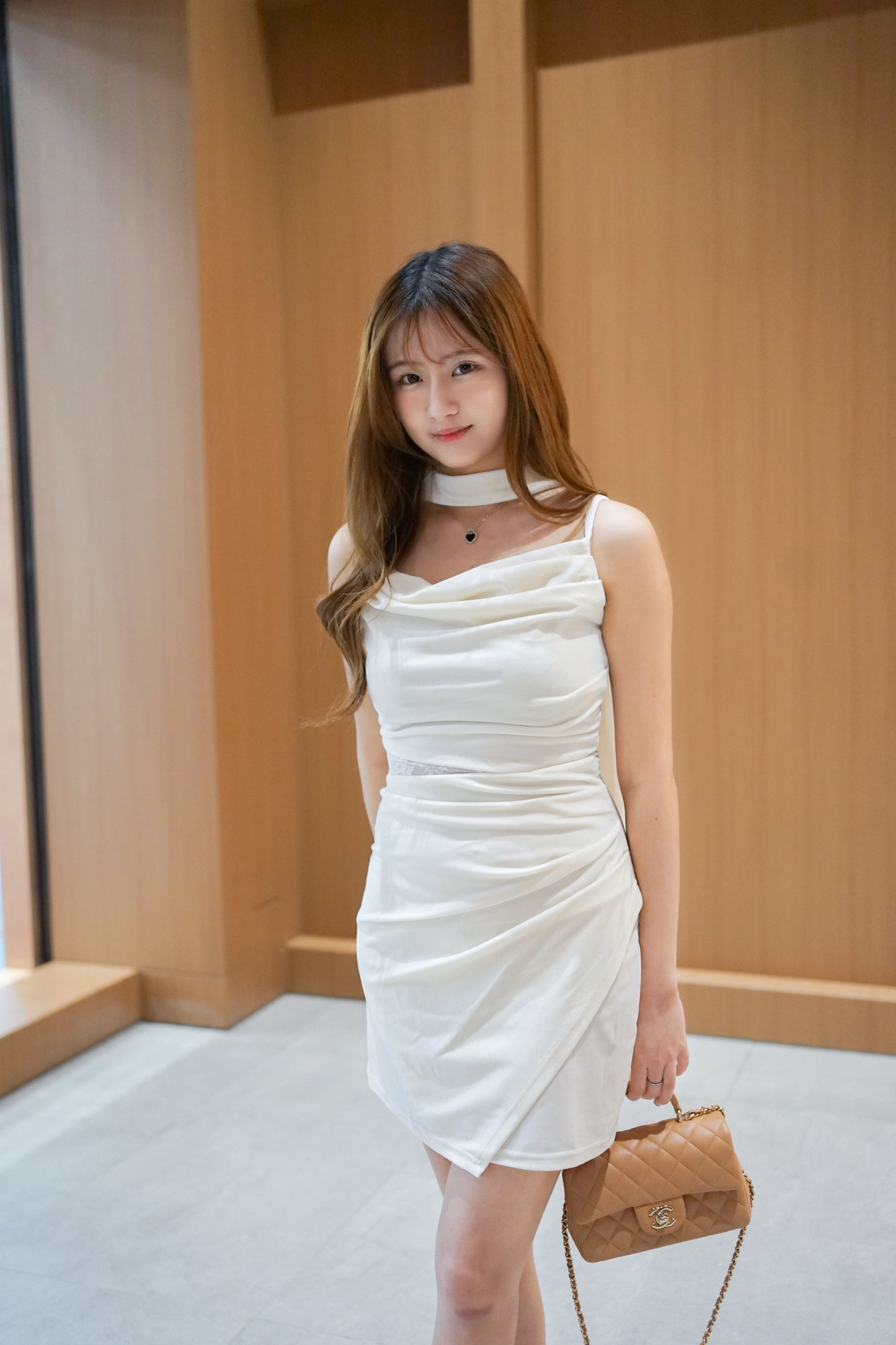White Velvet Mini