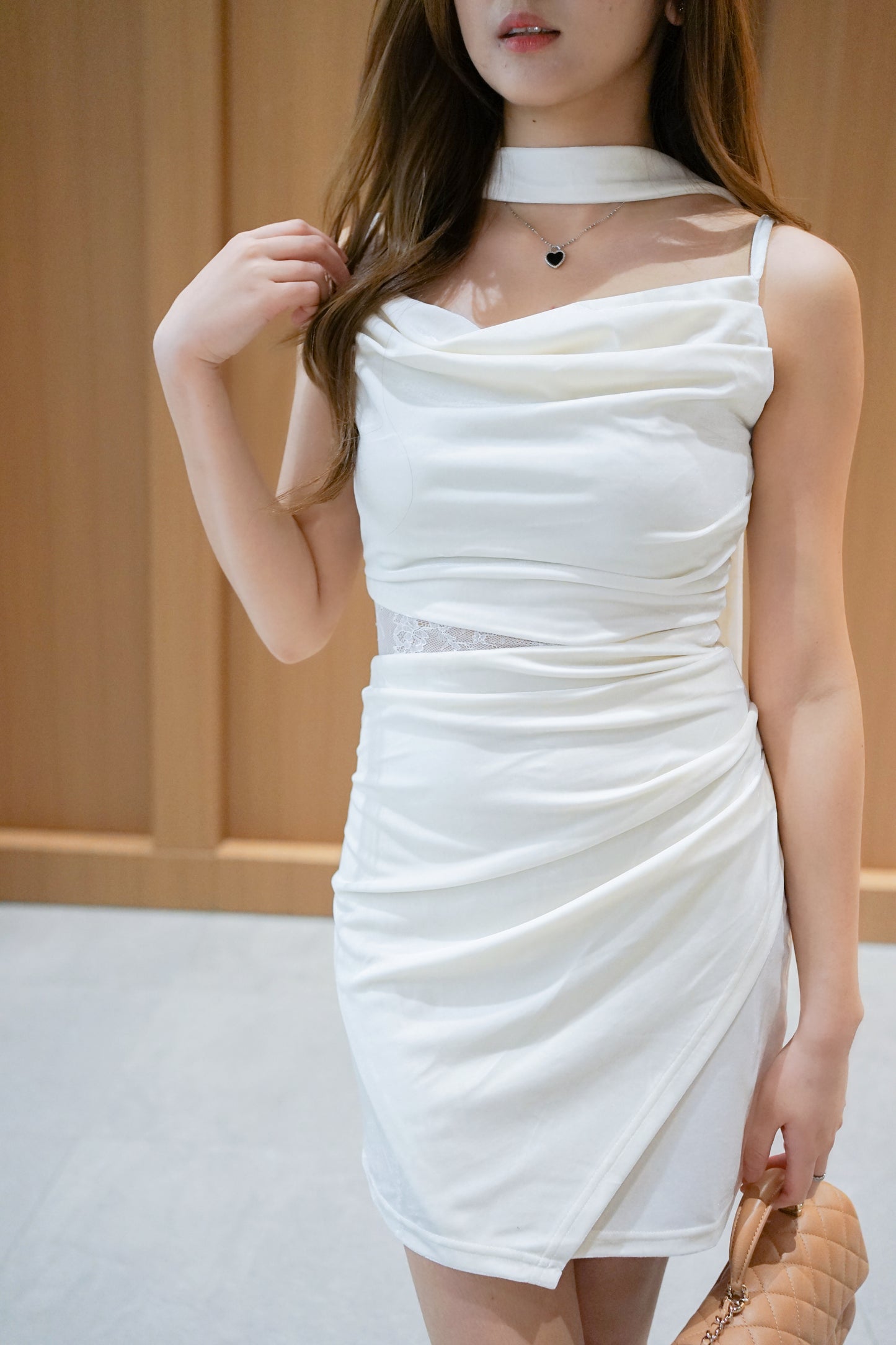 White Velvet Mini