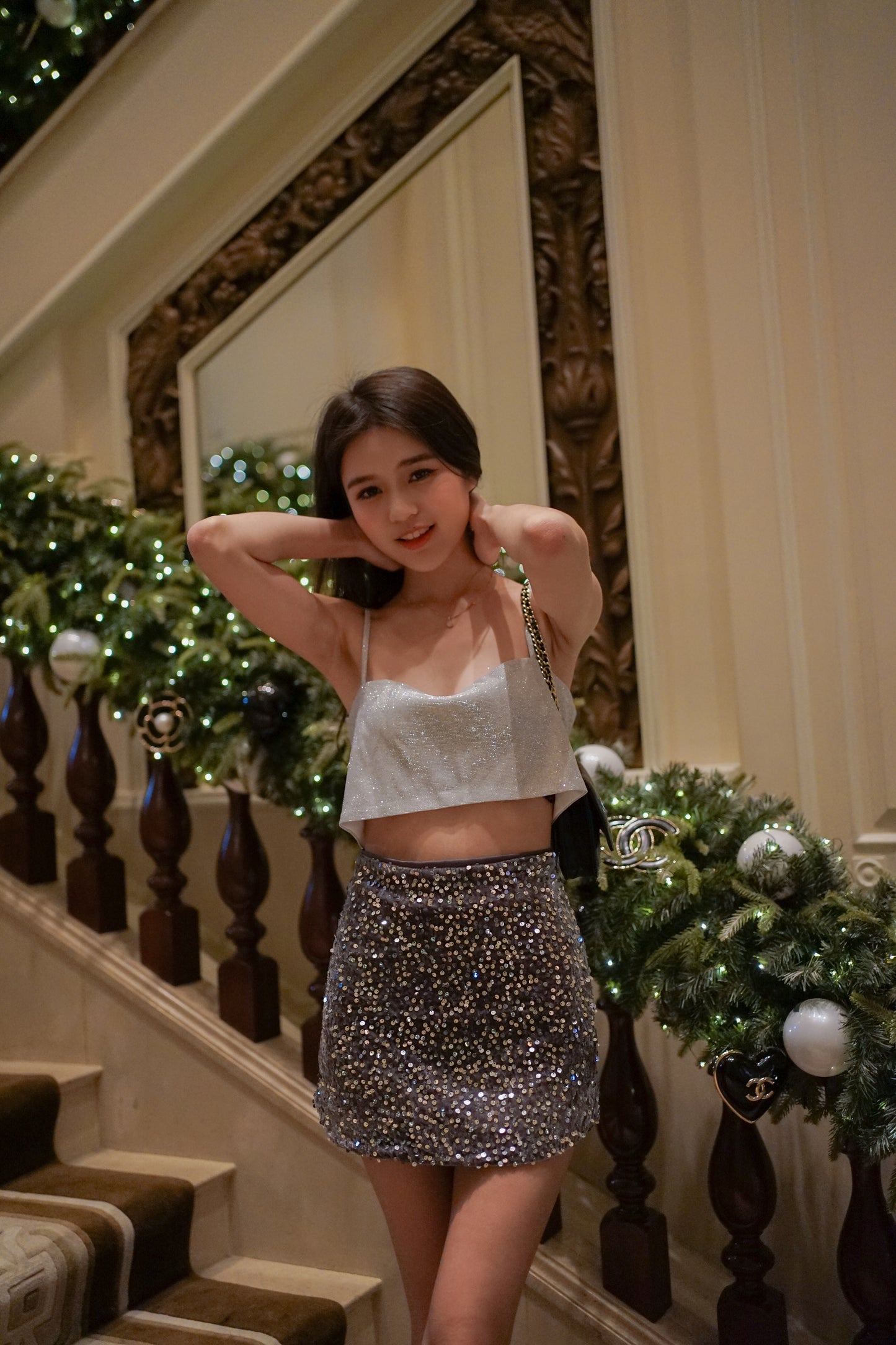 Sexy Silver Top
